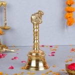 Original Brass Pooja Ghanti/Ghanta for Home and Temple 1 DSCF6337 eMetalCrafts