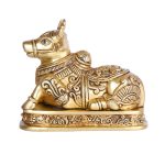 Brass Nandi Statue, Nandi Cow Statue 2 DSCF6388 eMetalCrafts