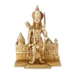Lord Rama with His Temple | Brass Statue 2 DSCF6417 eMetalCrafts