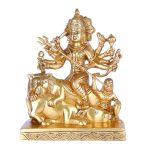 Brass Mahishasura Mardini 2 DSCF6450 eMetalCrafts