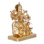 Brass Mahishasura Mardini 3 DSCF6451 eMetalCrafts