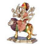 Brass Idol of Mata Sherawali | Maa Durga On Lion for Blessings 4 DSCF6460 eMetalCrafts