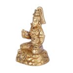 Brass Sitting Lord Shiva Statue 4 DSCF6493 eMetalCrafts