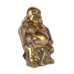 Brass Buddha Showpiece with Joyful Expression 3 DSCF6552 eMetalCrafts