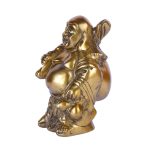 Brass Buddha Showpiece with Joyful Expression 4 DSCF6553 eMetalCrafts