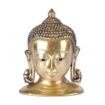 Golden Brass Buddha Head 2 DSCF6555 eMetalCrafts