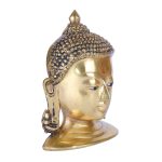 Golden Brass Buddha Head 3 DSCF6556 eMetalCrafts