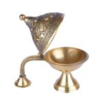 Brass Ethnic Carved Design Incense Burner with Handle 3 DSCF6625 eMetalCrafts