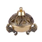 Intricately Designed Brass Dhuna Loban Burner 2 DSCF6629 eMetalCrafts