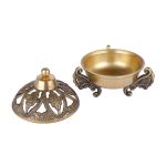 Intricately Designed Brass Dhuna Loban Burner 3 DSCF6630 eMetalCrafts