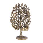 Brass Tree Diya Deepak Tealight Holder 3 DSCF6649 eMetalCrafts