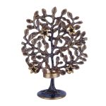 Brass Tree of Life Diya Tree Diya Deepak Tealight Holder Height 2 DSCF6658 eMetalCrafts