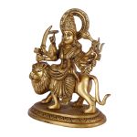 Solid Brass Durga Maa Devi Idol 4 DSCF6665 eMetalCrafts