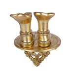 Brass Goddess Lakshmi Feet, For Worship 5 DSCF6683 eMetalCrafts