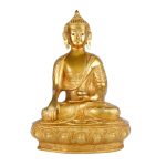 Exotic India Lord Buddha in The Bhumisparsha Mudra - Brass Statue 2 DSCF6710 eMetalCrafts