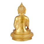 Exotic India Lord Buddha in The Bhumisparsha Mudra - Brass Statue 5 DSCF6714 eMetalCrafts