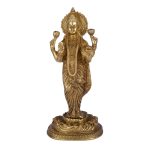 Brass Goddess Dhan Lakshmi Idol 2 DSCF6733 eMetalCrafts