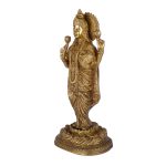 Brass Goddess Dhan Lakshmi Idol 4 DSCF6735 eMetalCrafts