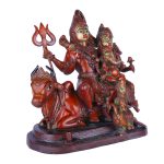 Brass Showpiece Shiv Parivar God Idol Statue 3 DSCF6747 eMetalCrafts