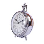 Aluminium Chrome Finish Table Clock 4 DSCF6882 1 eMetalCrafts