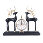 Aluminium Deer Table Clock 2 DSCF6896 eMetalCrafts