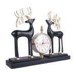 Aluminium Deer Table Clock 3 DSCF6897 eMetalCrafts