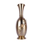 Aluminium Golden Bottle Shape Flower Pot 2 DSCF6977 eMetalCrafts