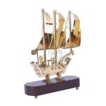 Pure Brass Small Size Ship/Boat/Titanic with Wooden Base 3 DSCF6991 eMetalCrafts
