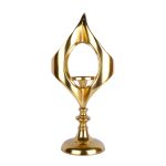 Aluminium Luxurious Golden Tea Light Candle Stand 4 DSCF7134 eMetalCrafts