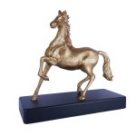 Aluminium Golden Horse Statue 3 DSCF7169 eMetalCrafts