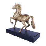 Aluminium Golden Horse Statue 4 DSCF7170 eMetalCrafts