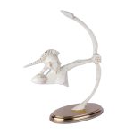 Aluminium Wite Human Sculptures With Arrow 3 DSCF7377 eMetalCrafts