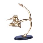 Aluminium Metal Tabletop Human Sculptures With Arrow 3 DSCF7389 eMetalCrafts