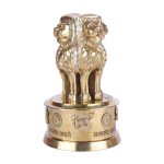 Aluminium Ashoka Pillar Indian Emblem Four Lions Satyamev Jayate 3 DSCF7496 eMetalCrafts