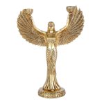Queen Beautiful Wing Candle Stand | Brass Candle Holder 2 DSCF7525 eMetalCrafts