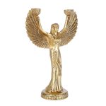 Queen Beautiful Wing Candle Stand | Brass Candle Holder 3 DSCF7526 eMetalCrafts