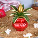 Brass Mangal Kalash with Coconut Showpiece, Kalash for Pooja 1 DSCF7768 1 eMetalCrafts