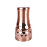 Copper Water Bottle 1 LTR | Copper Water Bottle for Drinking 2 DSCF8058 eMetalCrafts
