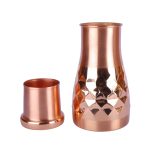 Copper Water Bottle 1 LTR | Copper Water Bottle for Drinking 3 DSCF8059 eMetalCrafts