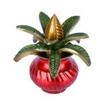 Brass Mangal Kalash with Coconut Showpiece, Kalash for Pooja 2 DSCF8085 eMetalCrafts