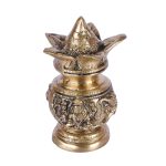 Kartique Kalash Brass Idol | Traditional Pooja Kalash 3 DSCF8088 eMetalCrafts