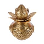 Brass Golden Pooja Kalash 3 DSCF8090 eMetalCrafts