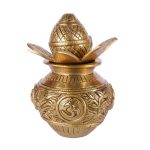 Brass Golden Pooja Kalash 4 DSCF8091 eMetalCrafts