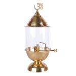 Pure Brass Akhand Jyot Diya with Borosilicate Glass for Temple 3 DSCF8102 1 eMetalCrafts