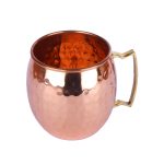 Pure Copper Moscow Mule Mug with Brass Handle 2 DSCF8136 eMetalCrafts