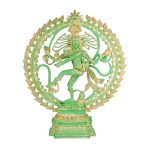 Brass Exotic India Nataraja | Green Colour 2 DSCF8211 eMetalCrafts
