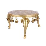 Brass Pooja Chowki Stool 2 DSCF8230 eMetalCrafts